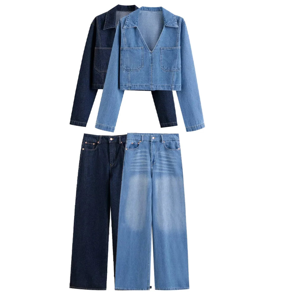Alika™ Classic Denim Set