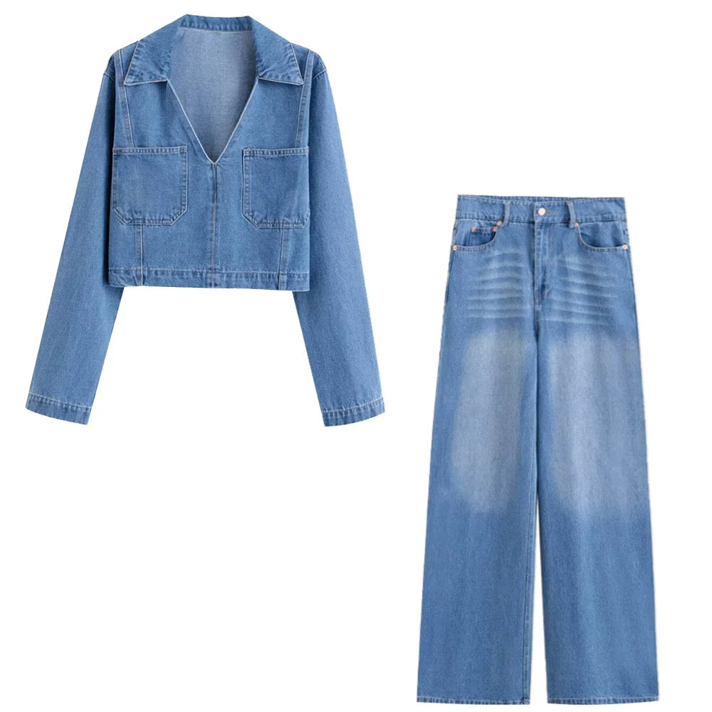 Alika™ Classic Denim Set