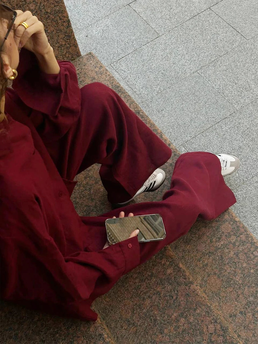 Alika™ Cotton-Linen Lounge Ensemble
