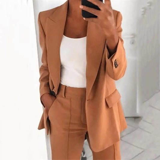 Alika™ V-Neck Slim Blazer