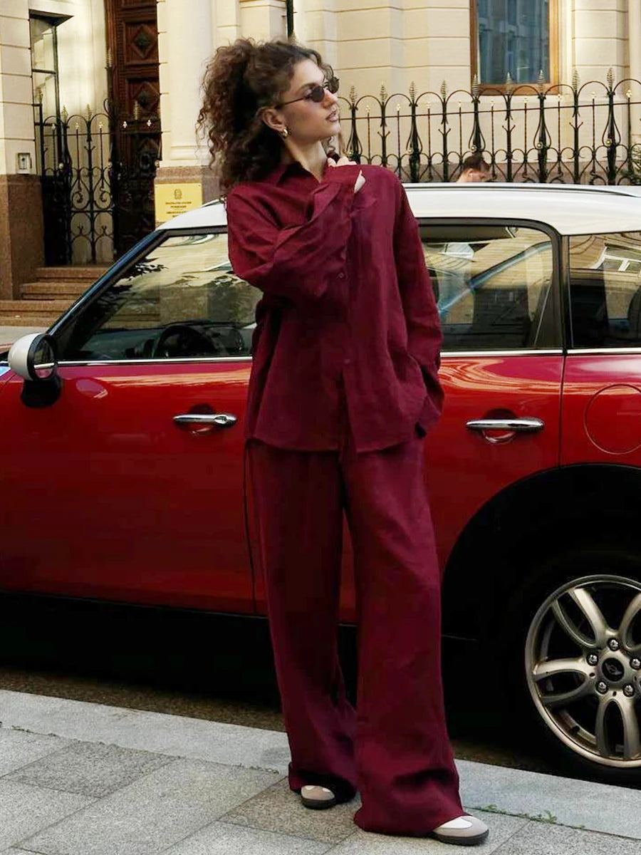 Alika™ Cotton-Linen Lounge Ensemble