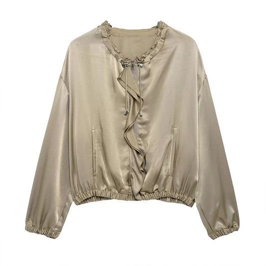 Alika™ Ruched Lightweight Jacket